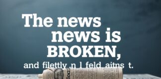 The news is broken, and frankly, I'm fed up with it.